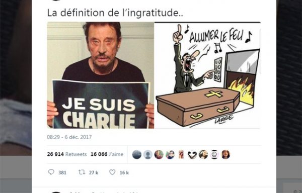 Johnny Halliday Charlie Hebdo